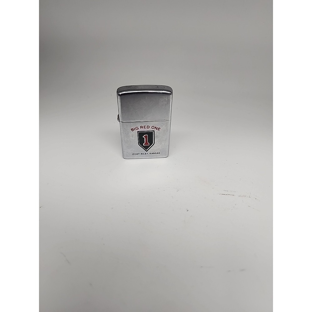 Vintage Zippo lighter Big Red One Fort Riley, Kansas